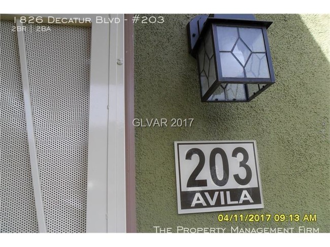 1826 N Decatur Blvd-Unit -#203 in Las Vegas, NV - Building Photo - Building Photo