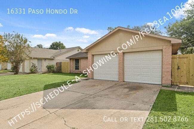 property at 16331 Paso Hondo Dr