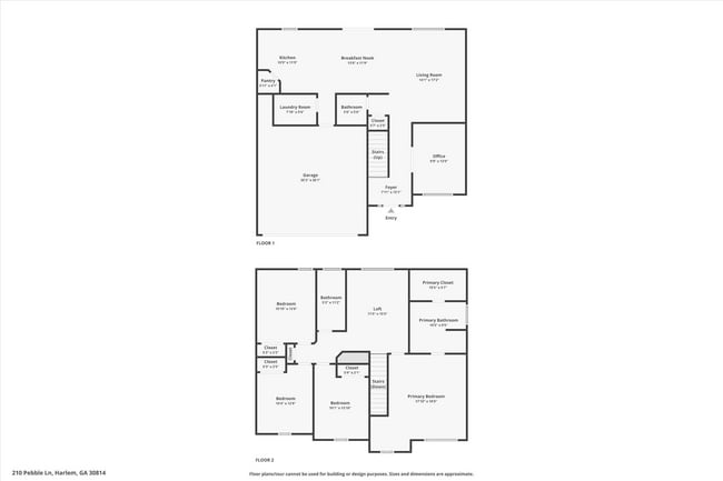 210 Pebble Ln in Harlem, GA - Building Photo - Building Photo
