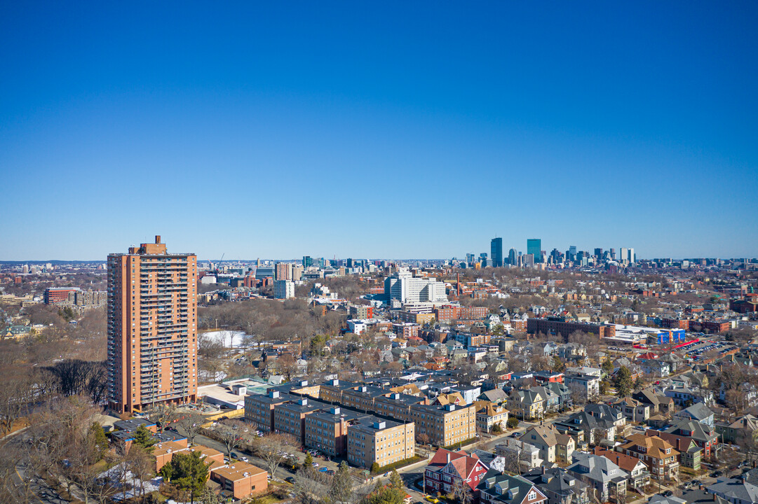 Jamaicaway Tower and Townhouses in Jamaica Plain, MA - Building Photo