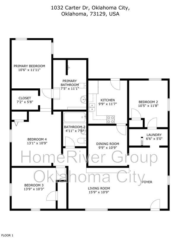 1032 Carter Dr in Oklahoma City, OK - Building Photo - Building Photo