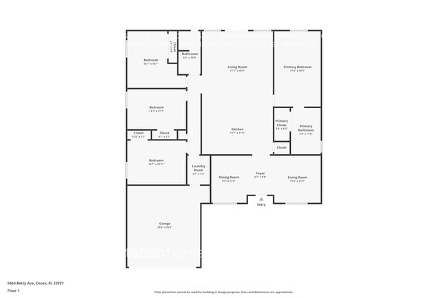 6464 Betty Ave in Cocoa, FL - Foto de edificio - Building Photo