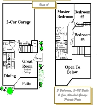 Charleston Place Townhomes in Las Vegas, NV - Building Photo - Floor Plan