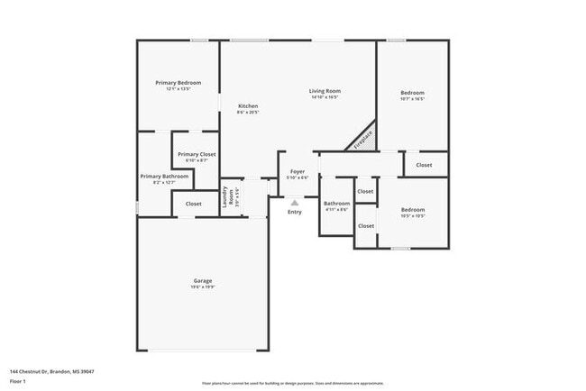 144 Chestnut Dr in Brandon, MS - Foto de edificio - Building Photo