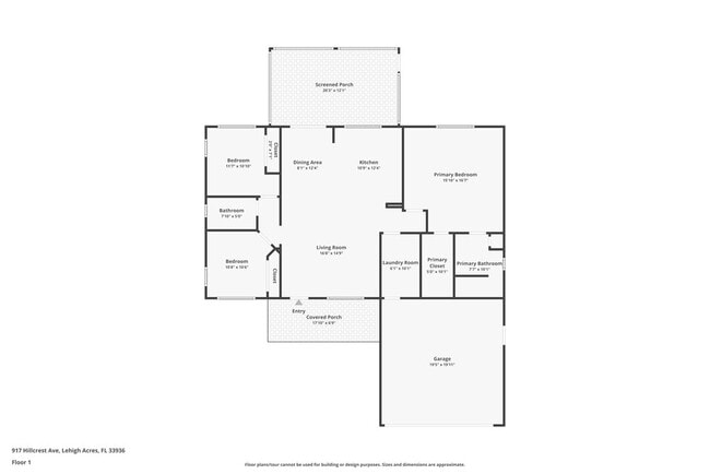 917 Hillcrest Ave in Lehigh Acres, FL - Building Photo - Building Photo