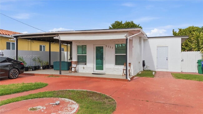 property at 5737 SW 6th St