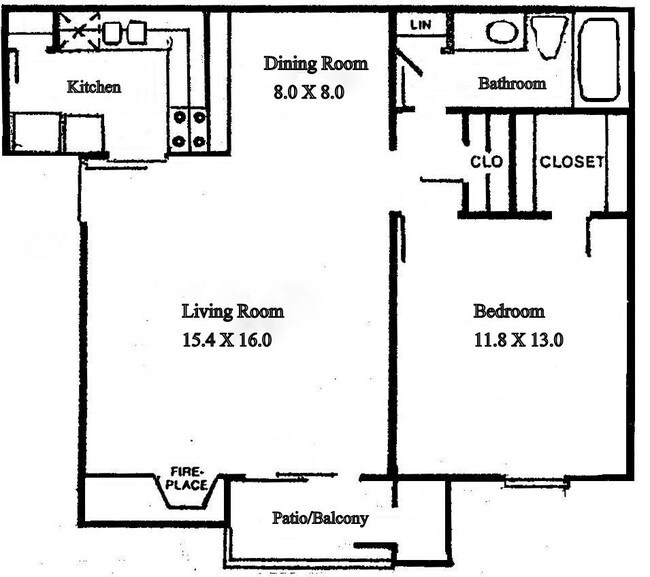 Dogwood Garden Apartments in Palestine, TX - Building Photo - Floor Plan