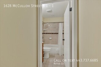 1628 McCulloh St in Baltimore, MD - Building Photo - Building Photo