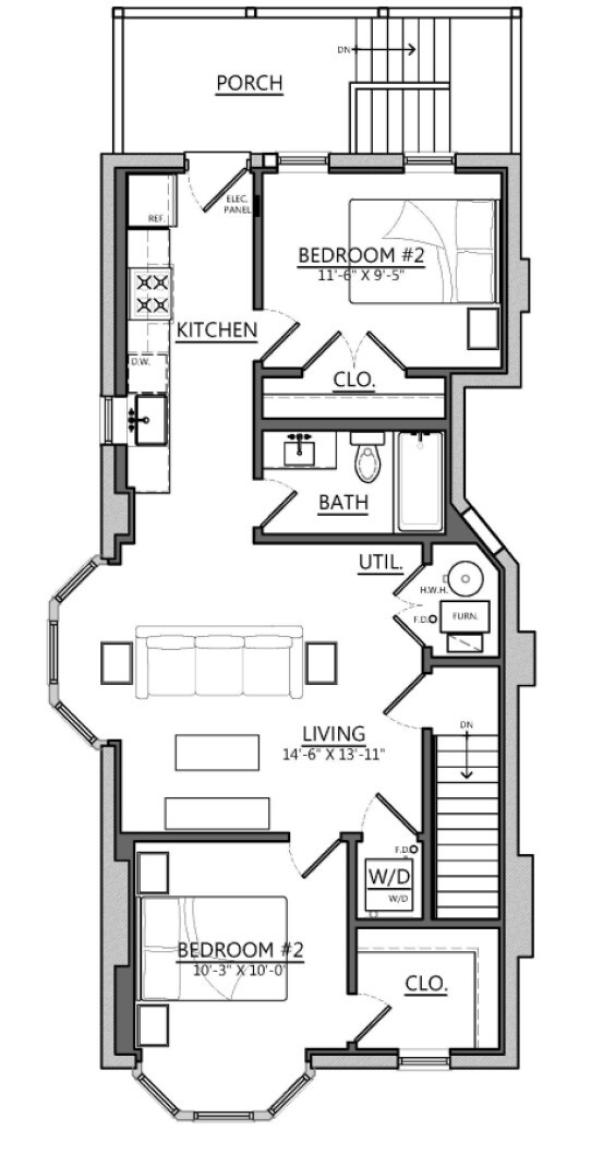 549 N Sawyer Ave in Chicago, IL - Building Photo - Floor Plan