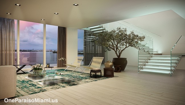 One Paraiso in Miami, FL - Foto de edificio - Interior Photo