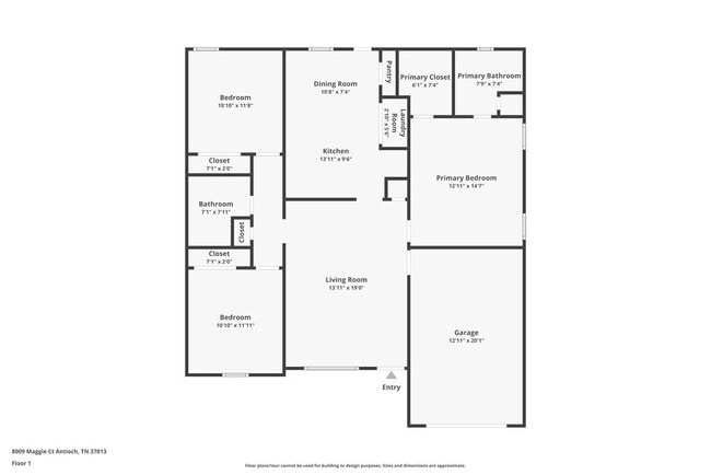 8009 Maggie Ct in Nashville, TN - Foto de edificio - Building Photo