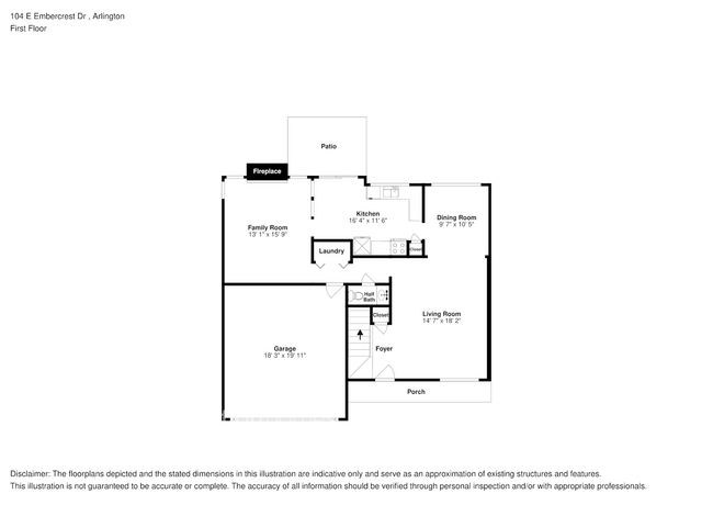 104 E Embercrest Dr in Arlington, TX - Building Photo - Building Photo