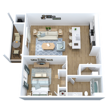 Lake District Flats in Ludington, MI - Building Photo - Floor Plan