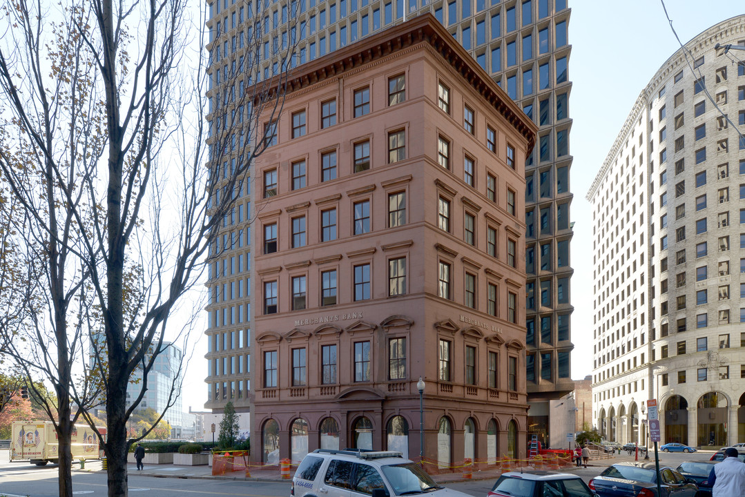 Merchant Bank Building in Providence, RI - Foto de edificio