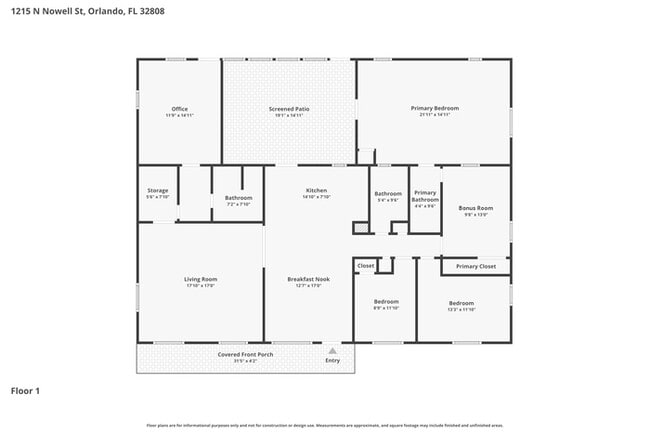 1215 N Nowell St in Orlando, FL - Building Photo - Building Photo