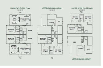 703-732 N Columbia St in Chapel Hill, NC - Building Photo - Floor Plan