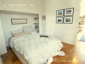 81 Perry St-Unit -4B in New York, NY - Building Photo - Building Photo