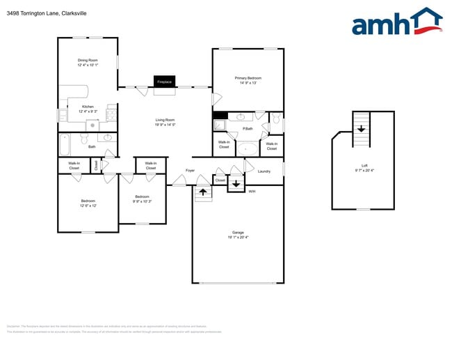 3498 Torrington Ln in Clarksville, TN - Foto de edificio - Building Photo