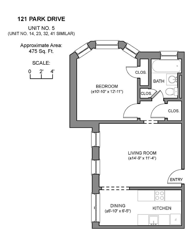 43 Hemenway St, Unit 121-5 in Boston, MA - Foto de edificio - Building Photo
