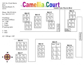 Camellia Court Apartments in Daytona Beach, FL - Foto de edificio - Building Photo