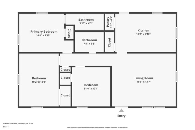 434 Mockernut Ln in Columbia, SC - Foto de edificio - Building Photo