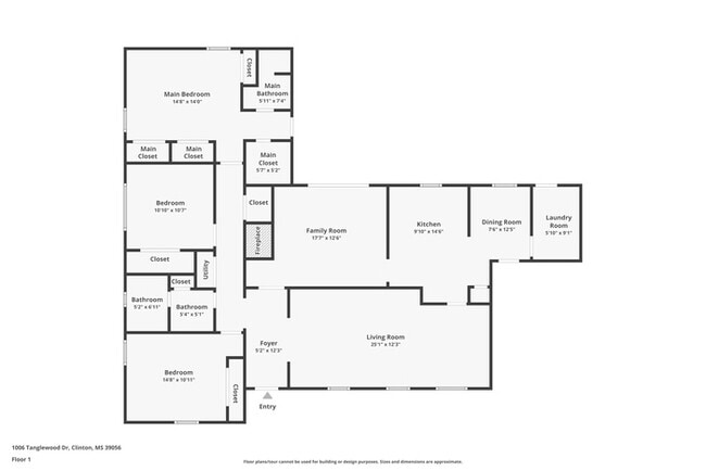 1006 Tanglewood Dr in Clinton, MS - Building Photo - Building Photo