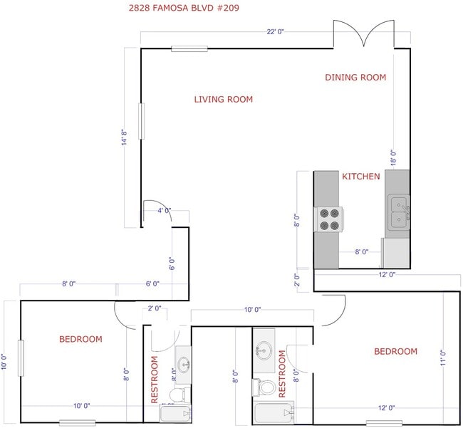 2828 Famosa Blvd in San Diego, CA - Building Photo - Building Photo