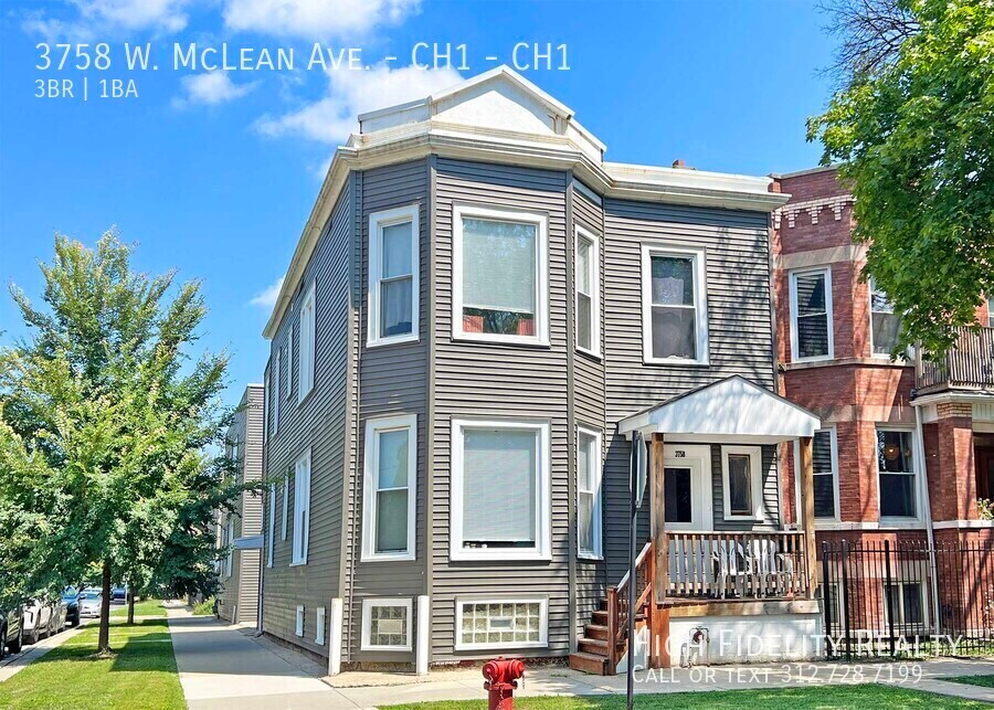 3758 W McLean Ave in Chicago, IL - Building Photo