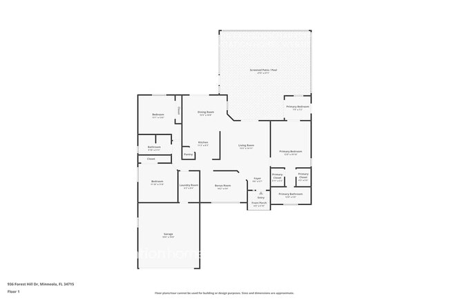 936 Forest Hill Dr in Minneola, FL - Foto de edificio - Building Photo