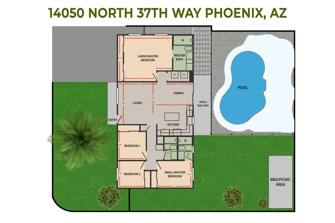 14050 N 37th Way in Phoenix, AZ - Building Photo