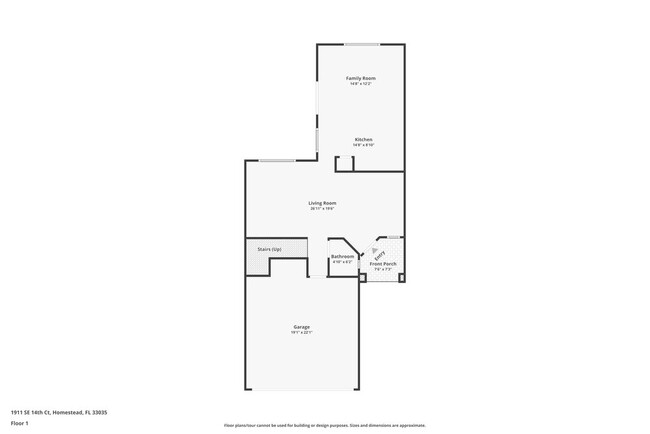 1911 SE 14th Ct in Homestead, FL - Foto de edificio - Building Photo