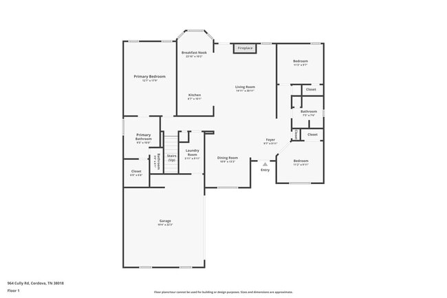 964 Cully Rd in Memphis, TN - Foto de edificio - Building Photo