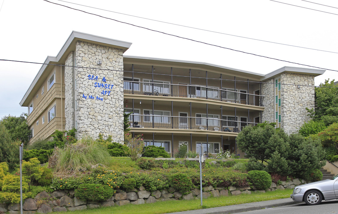 Sea & Sunset Apartments in Everett, WA - Foto de edificio