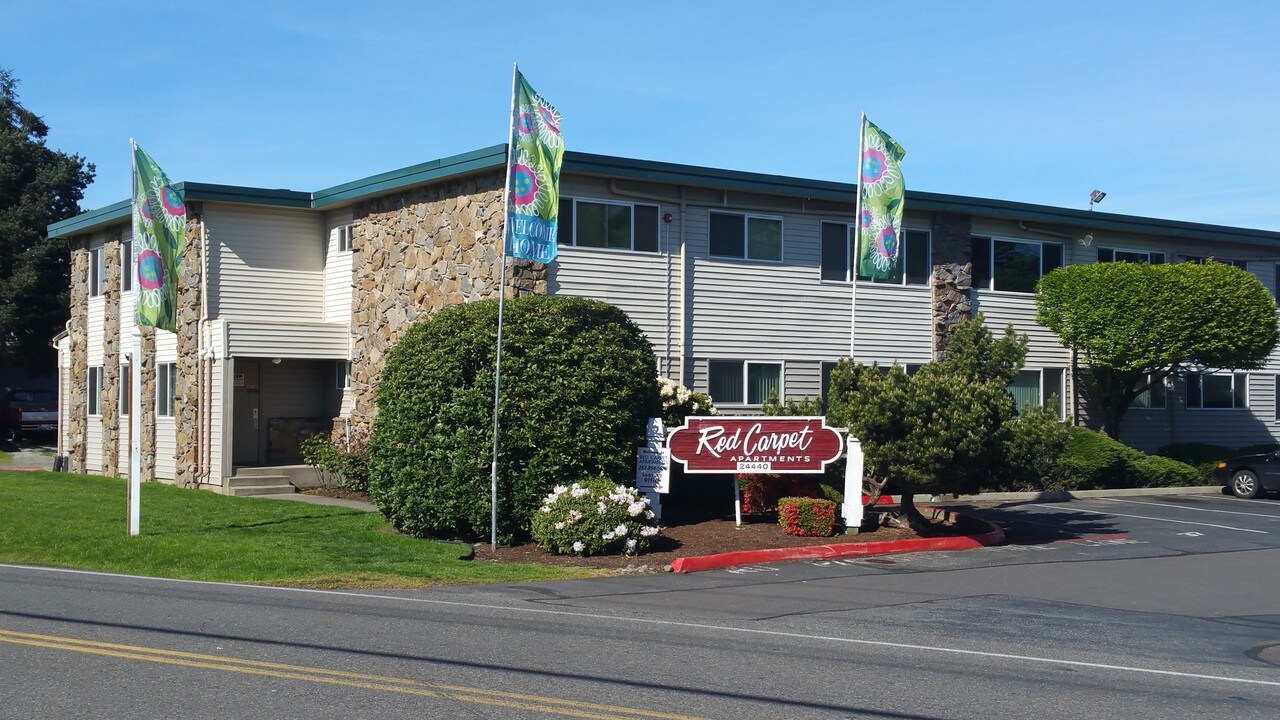 Red Carpet Apartments in Kent, WA - Foto de edificio