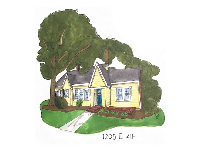 property at 1205 E 4th St