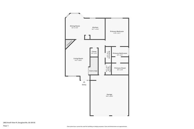 2802 Knoll View Pl in Douglasville, GA - Foto de edificio - Building Photo