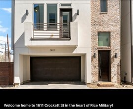 1611 Crockett St in Houston, TX - Building Photo - Building Photo