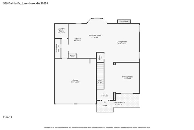 559 Dahlia Dr in Jonesboro, GA - Foto de edificio - Building Photo