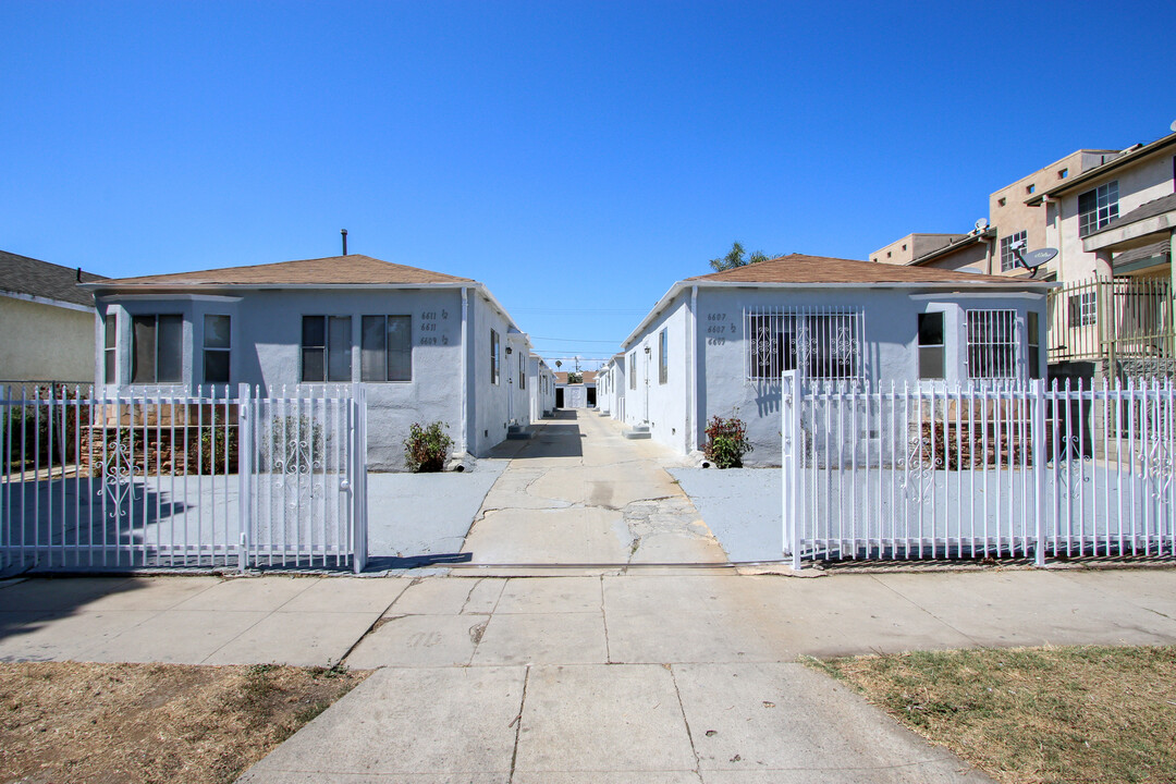 6607-6611 Brynhurst Ave in Los Angeles, CA - Building Photo