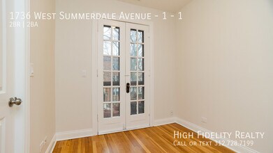 1736 W Summerdale Ave in Chicago, IL - Building Photo - Building Photo