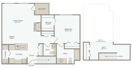 Easthaven At The Village in Beachwood, OH - Foto de edificio - Floor Plan