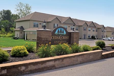 Cedar Crest Apartments in Amsterdam, NY - Building Photo