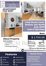 1 Hull St Ct in Boston, MA - Foto de edificio - Building Photo