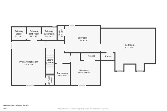 2464 Green Glen Dr in Memphis, TN - Foto de edificio - Building Photo