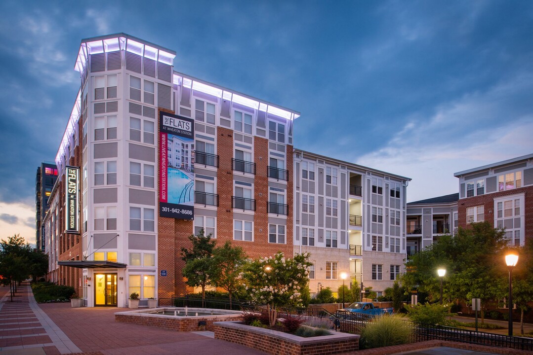 The Flats at Wheaton Station in Wheaton, MD - Building Photo