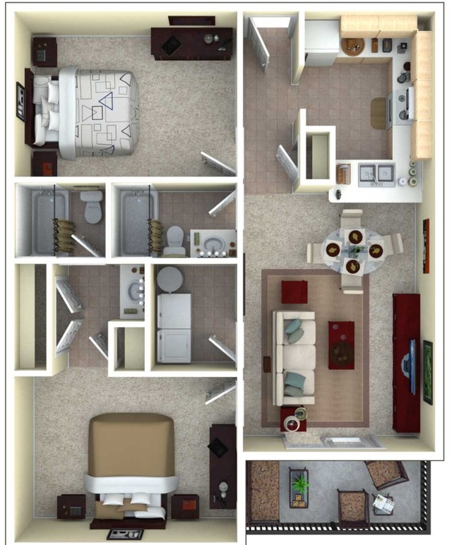 Cardinal Creek Apartments in Elizabethtown, KY - Building Photo - Floor Plan