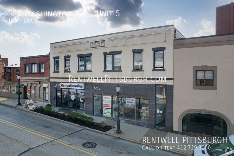 525 Washington Ave, Unit Unit 5 in Bridgeville, PA - Foto de edificio