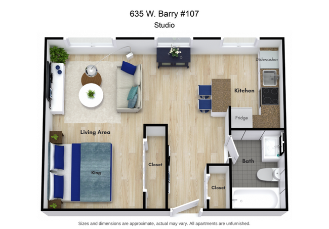 634 W Barry Ave, Unit 03