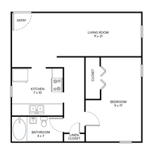 Columbia Park in Richland, WA - Building Photo - Floor Plan