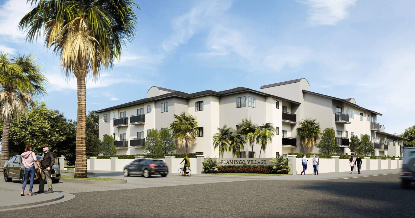 Flamingo Village in Hialeah, FL - Building Photo